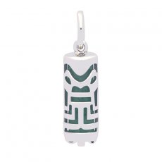 Tiki en Argent et Aventurine - 15 mm - Abondance