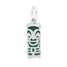 Tiki en Argent et Aventurine - 15 mm - Santé