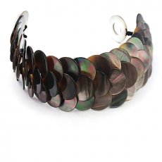 Bracelet en nacre de Tahiti - Longueur = 19 cm