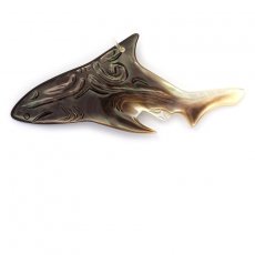 Pendentif Requin en nacre de Tahiti