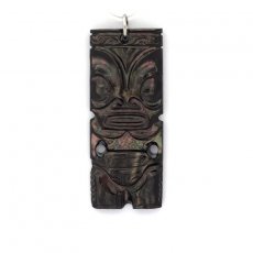 Pendentif Tiki en nacre de Tahiti