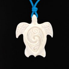 Pendentif Tortue en Os