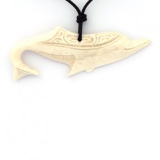 Pendentif Dauphin en Os