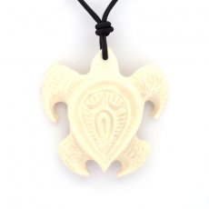 Pendentif Tortue en Os