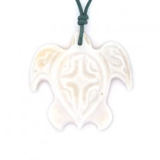 Pendentif Tortue en Os