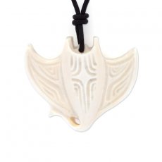 Pendentif Raie Manta en Os