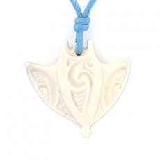 Pendentif Raie Manta en Os