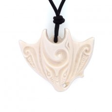 Pendentif Raie Manta en Os