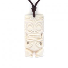 Pendentif Tiki en Os