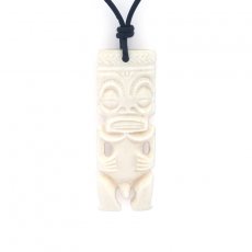 Pendentif Tiki en Os