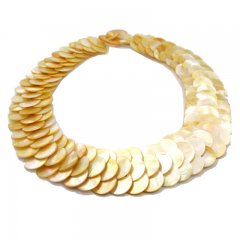 Collier en nacre d'Australie - Longueur = 45 cm