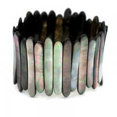 Bracelet en nacre de Tahiti - Diamètre = 6 cm